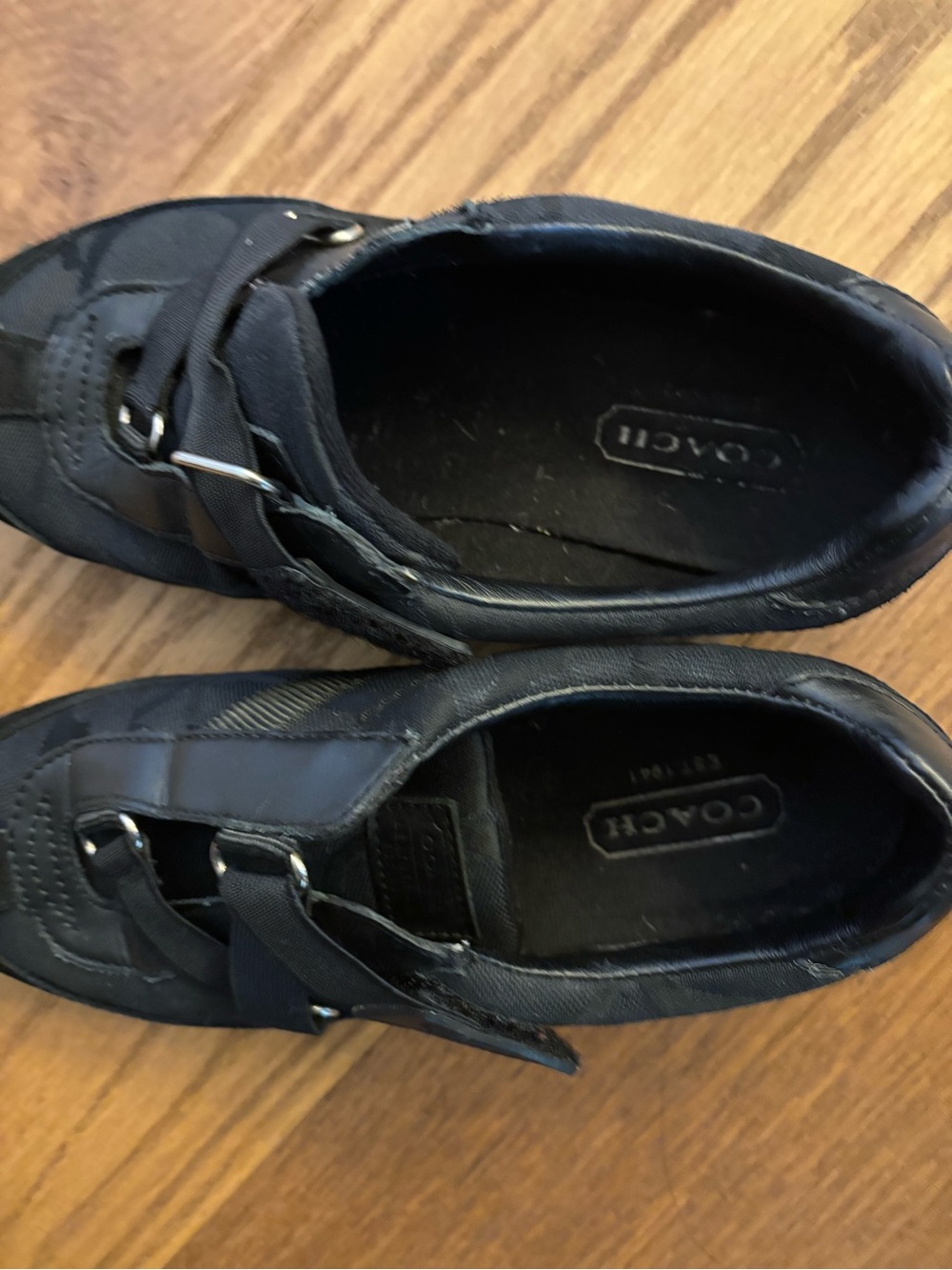 Coach Kyra Black Casual Sneakers - Picture 7 of 8